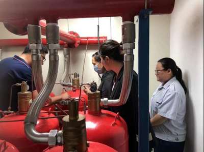 國(guó)網(wǎng)日照供電公司市縣一體開(kāi)展檔案中心消防檢查工作